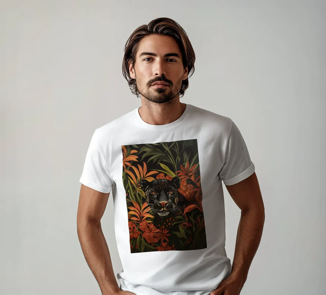 Pantera Nera nella giungla t-shirt da apple crumble