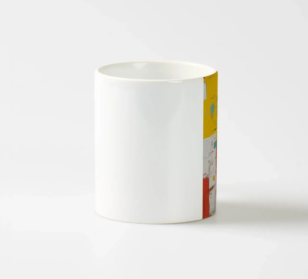Gatto figo in abito rosso tazza in ceramica da apple crumble