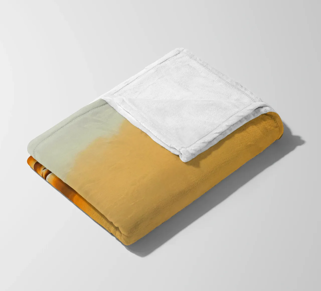 Abstract dynamic pattern in yellow, orange and brown. fleece blanket by Something for you