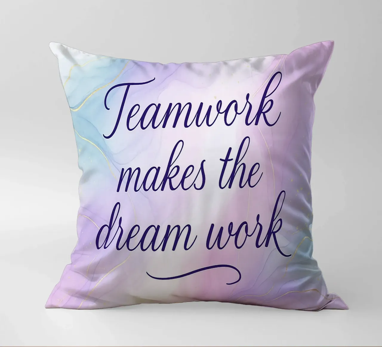 Teamwork Makes The Dream Work cuscino da yp-designs