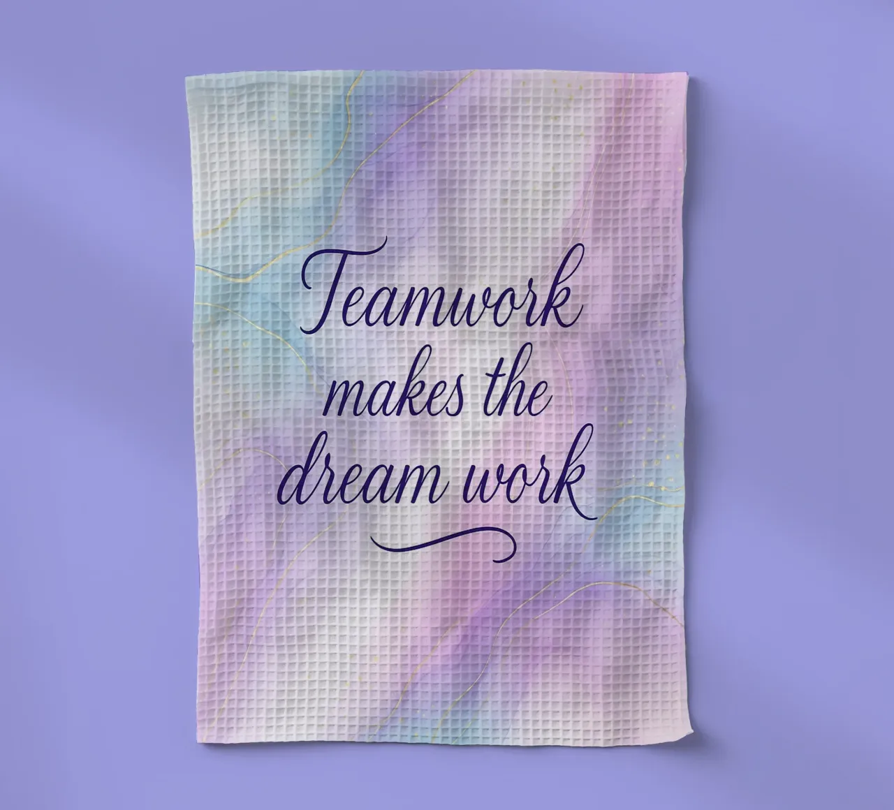 Teamwork Makes The Dream Work canovaccio da cucina da yp-designs