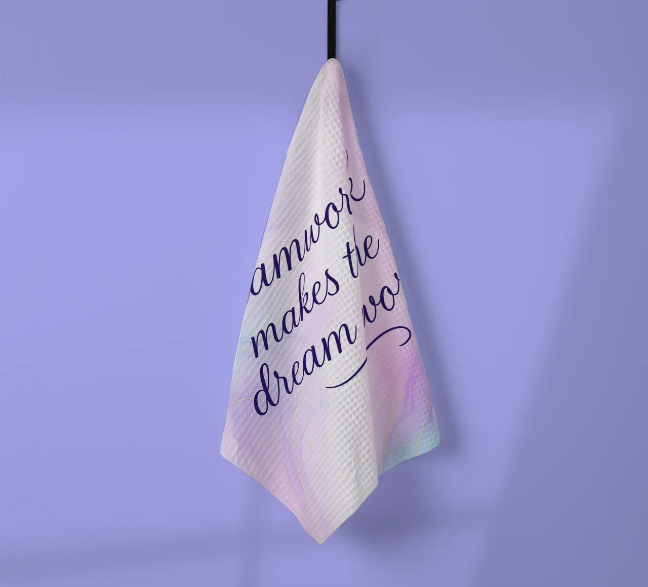 Teamwork Makes The Dream Work canovaccio da cucina da yp-designs