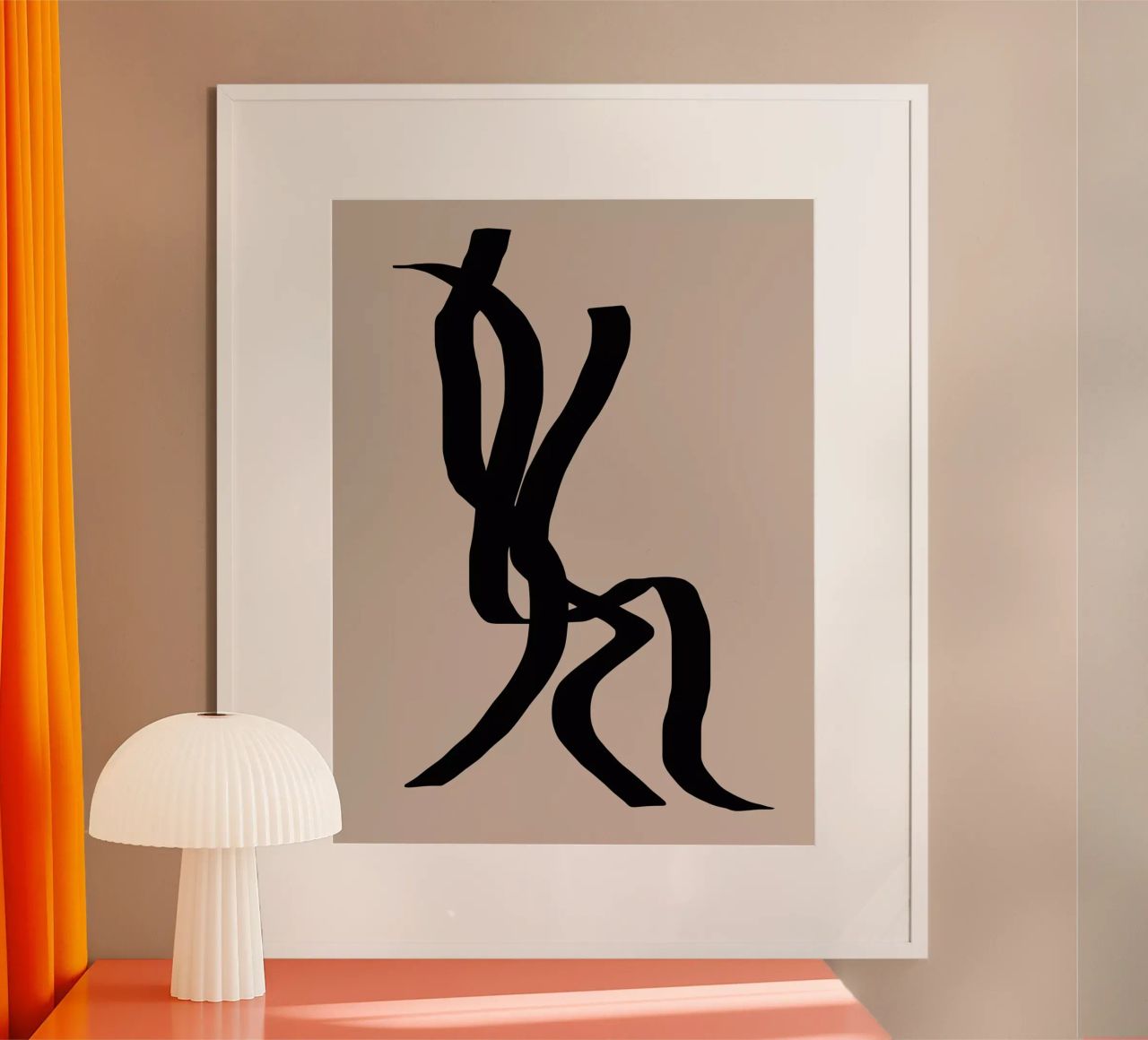 Twined | Abstract Line Drawing poster da sabidussi