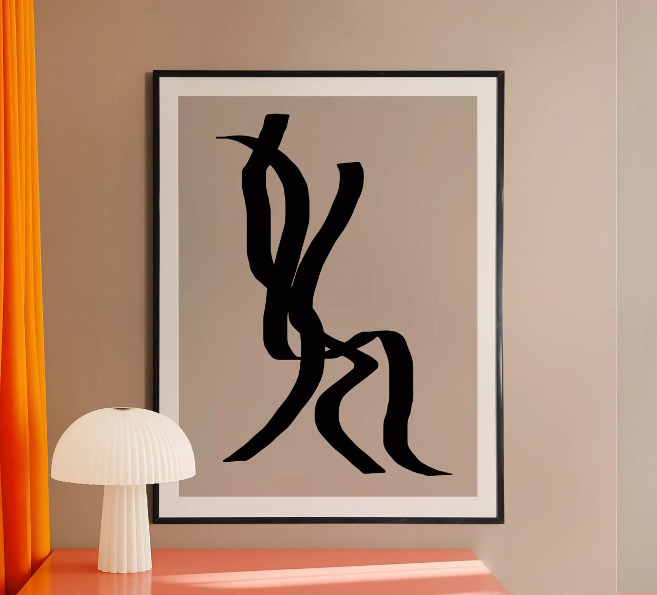 Twined | Abstract Line Drawing poster da sabidussi