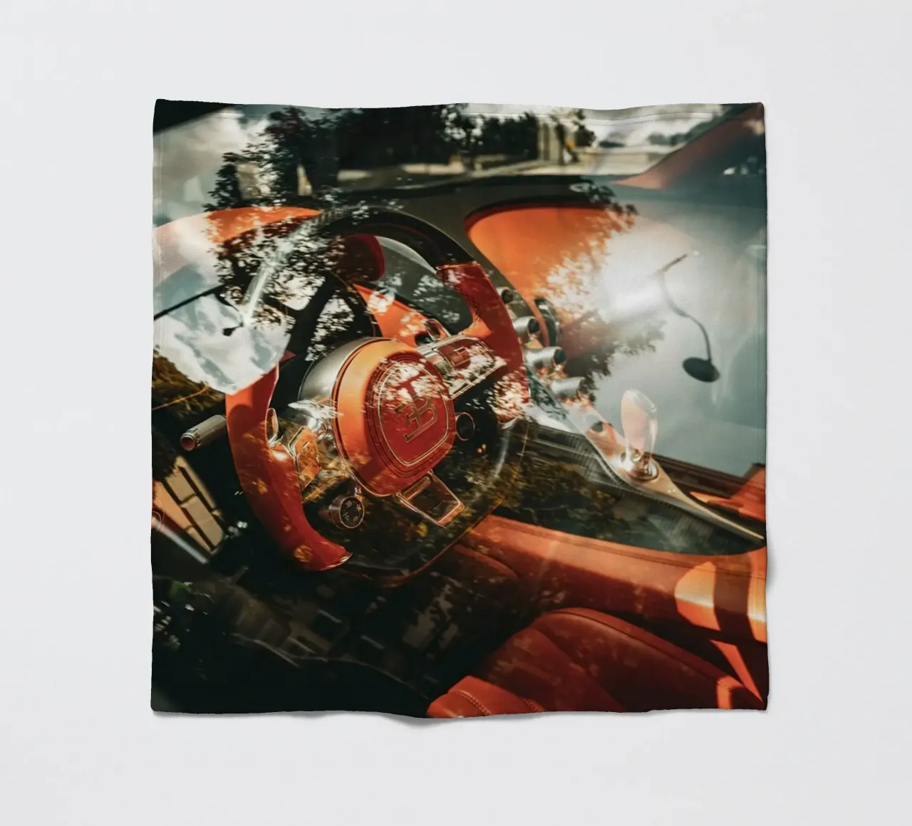 Bugatti coperta in pile da Flo Klein