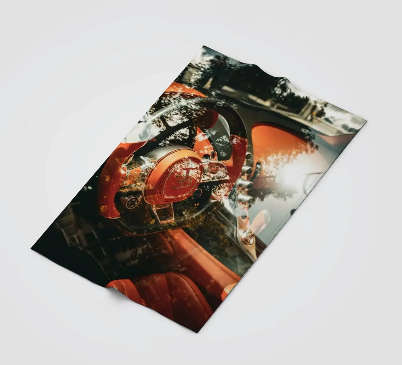 Bugatti coperta in pile da Flo Klein