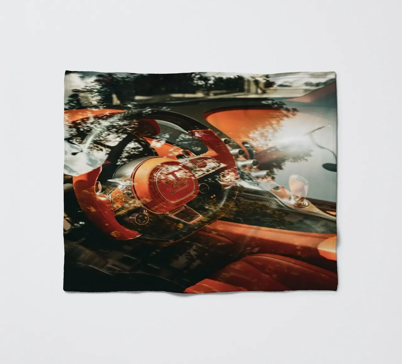 Bugatti coperta in pile da Flo Klein