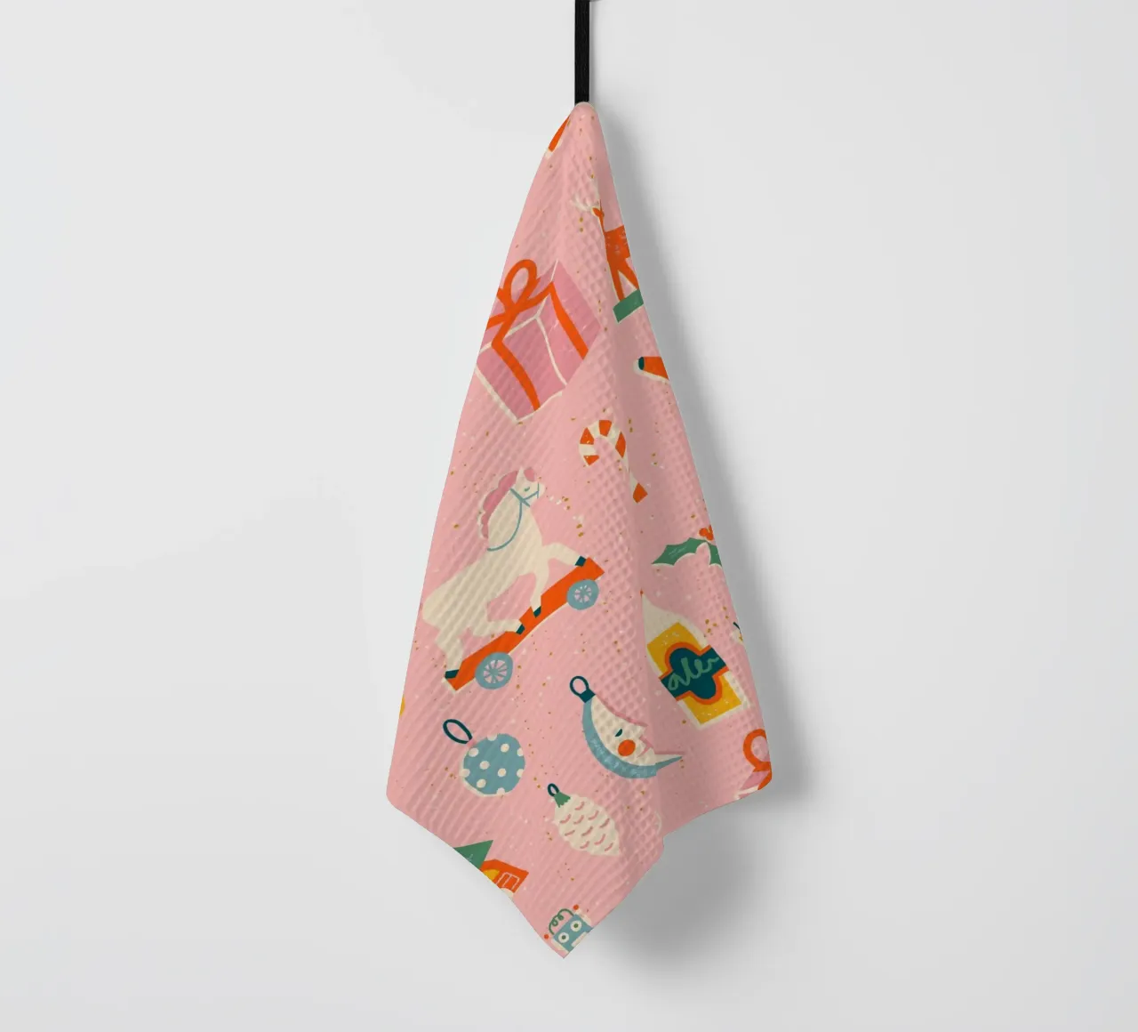 Happy Christmas No 71 canovaccio da cucina da treechild