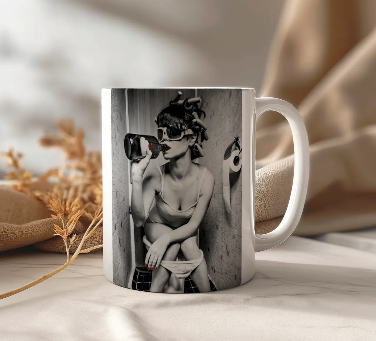 Bere sul water tazza in ceramica da Shiva Shops
