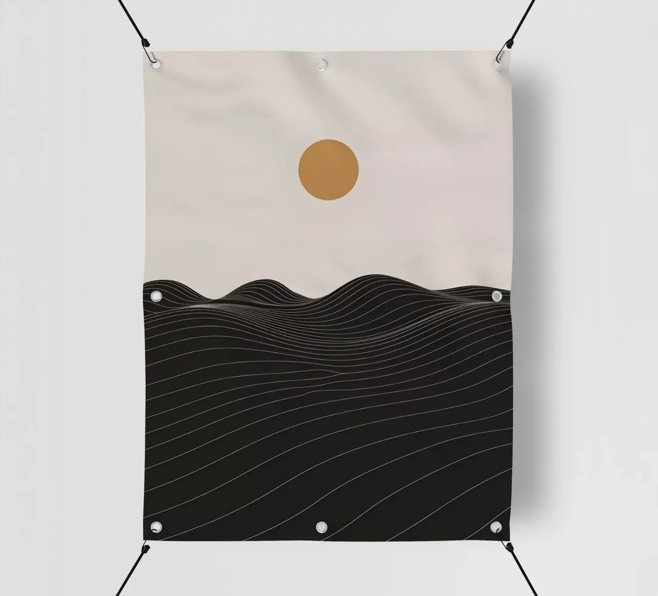 Orizzonti baciati dal sole telo in pvc da Artistic-shop