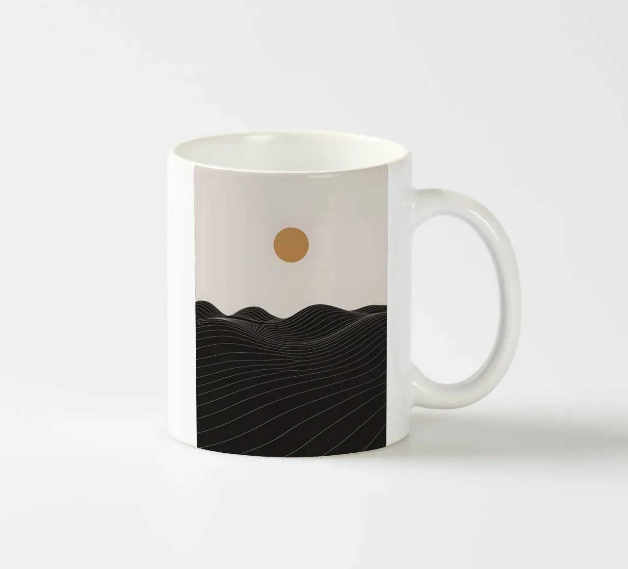 Orizzonti baciati dal sole tazza in ceramica da Artistic-shop