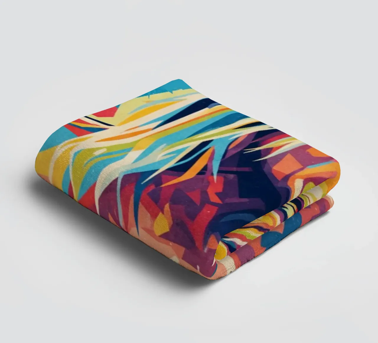 Iggy Pop colorful pop art towel by Hantamrata