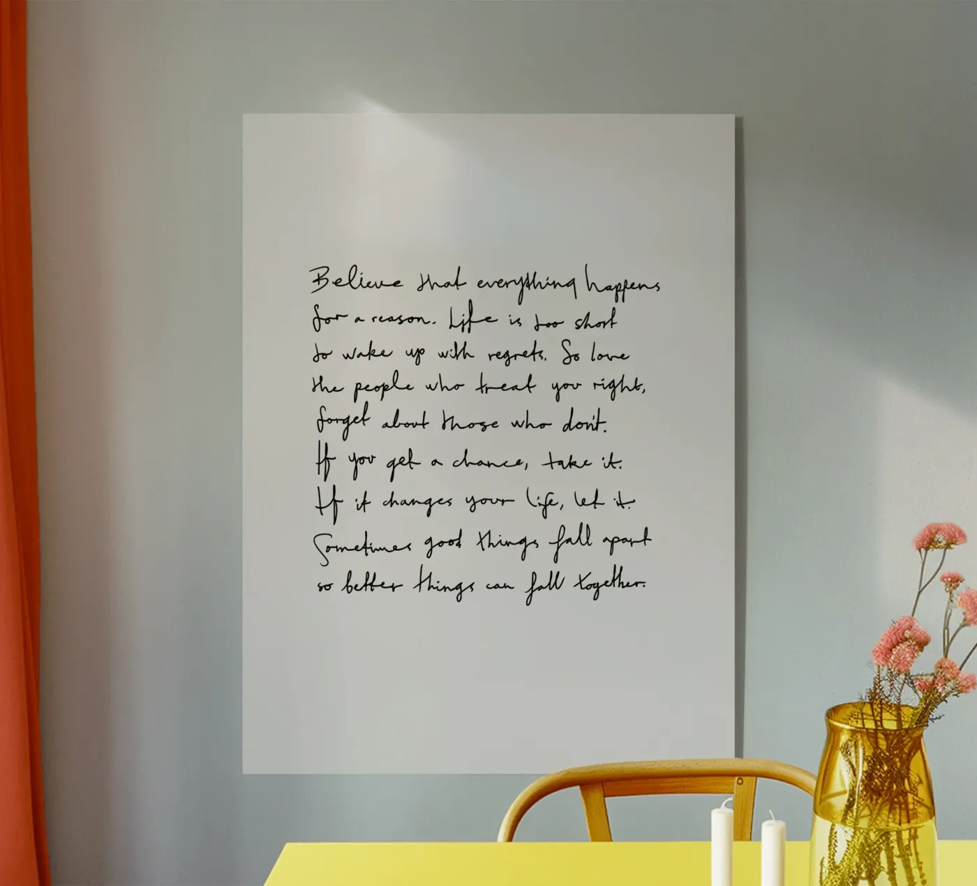 Croire plexiglas de Mia Moore