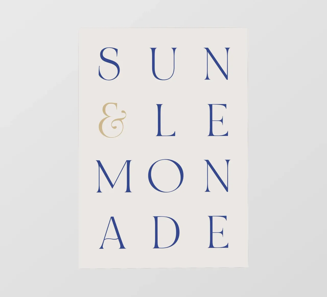 Sole e limonata telo in pvc da Mia Moore