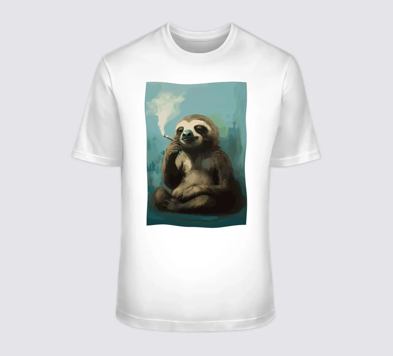 Fumo di bradipo fresco t-shirt da apple crumble