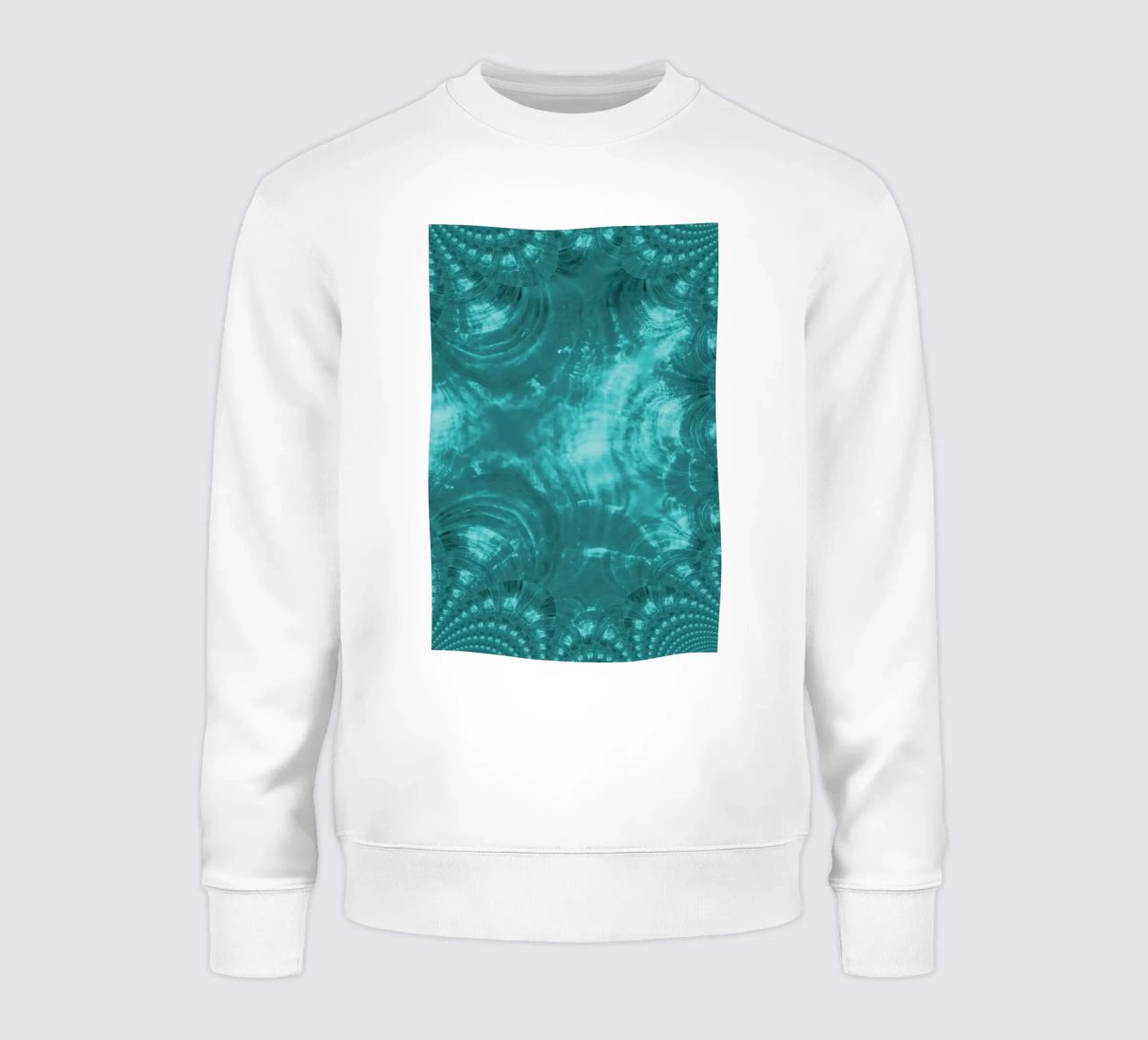 Disegno dinamico astratto in blu e bianco. felpa da Something for you