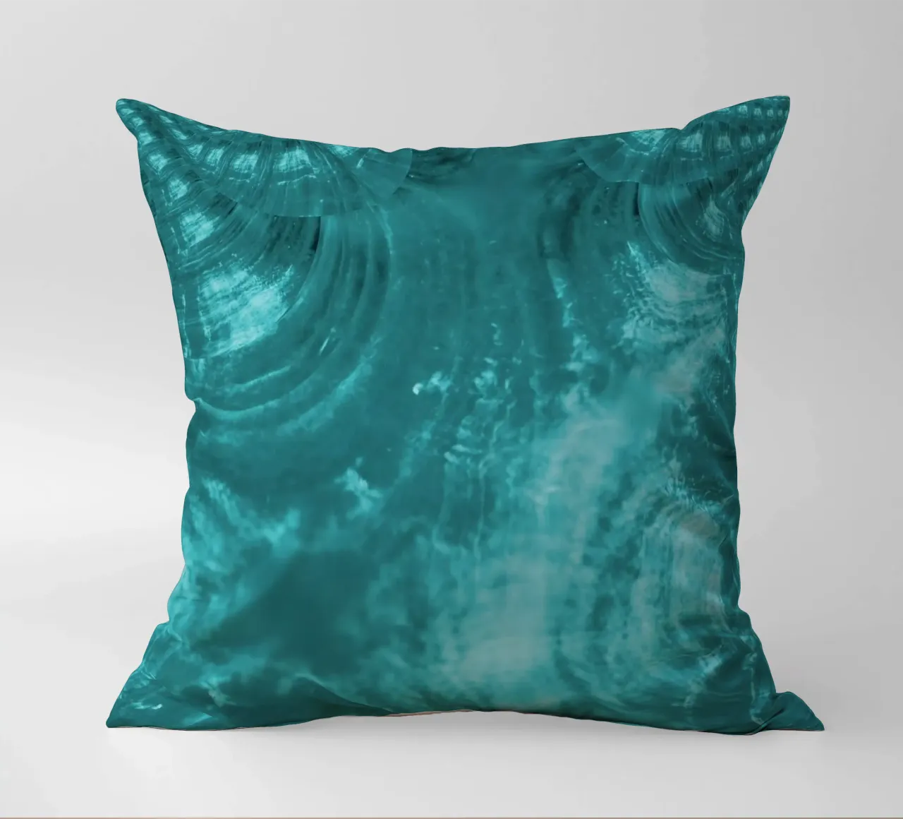 Abstract dynamic pattern in blue and white. decorative cushion by Something for you