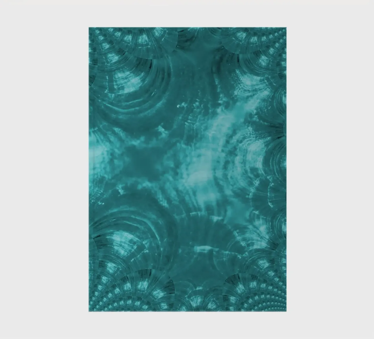 Abstract dynamic pattern in blue and white. notebook by Something for you