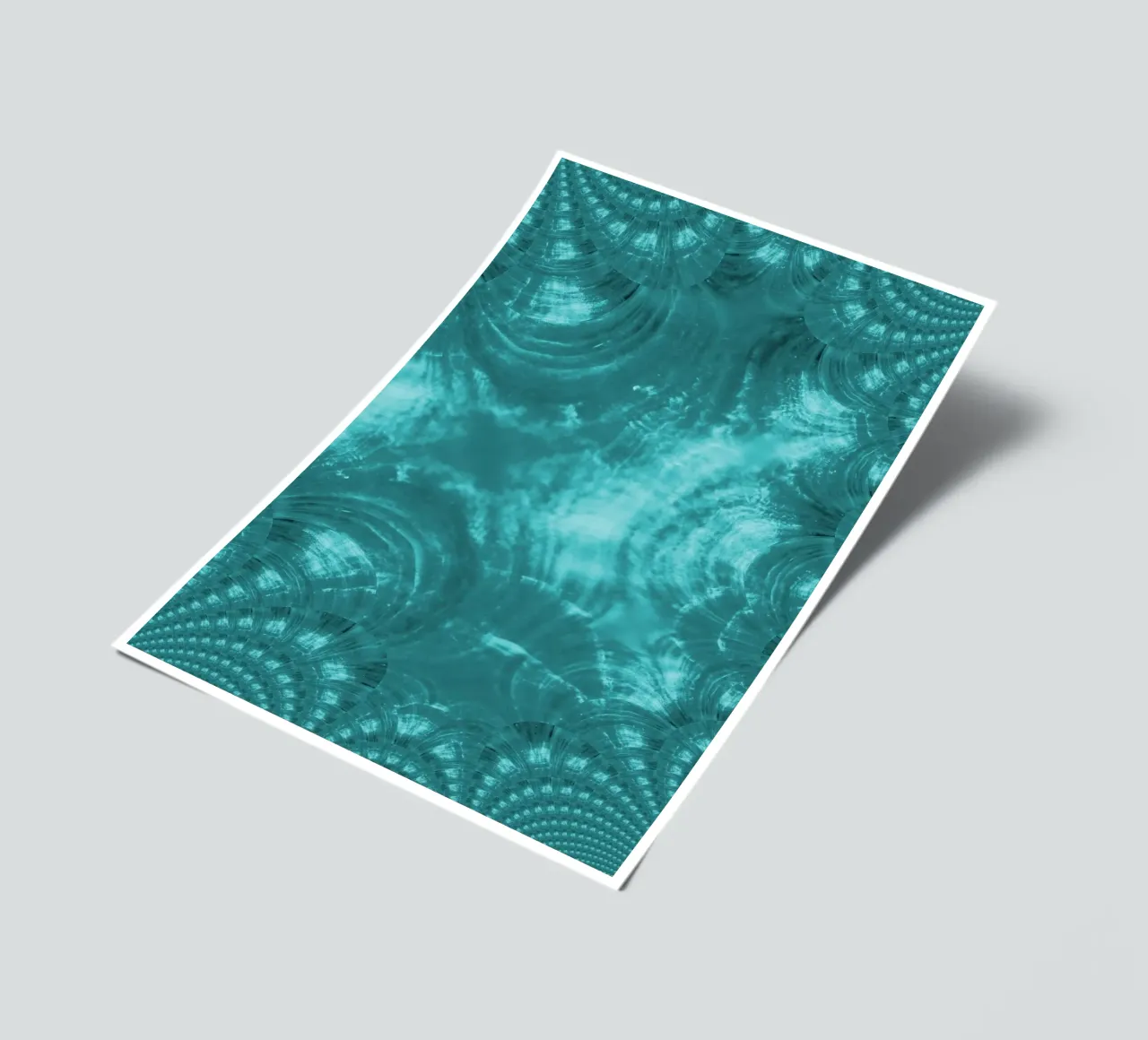 Abstract dynamic pattern in blue and white. sticker sheet by Something for you