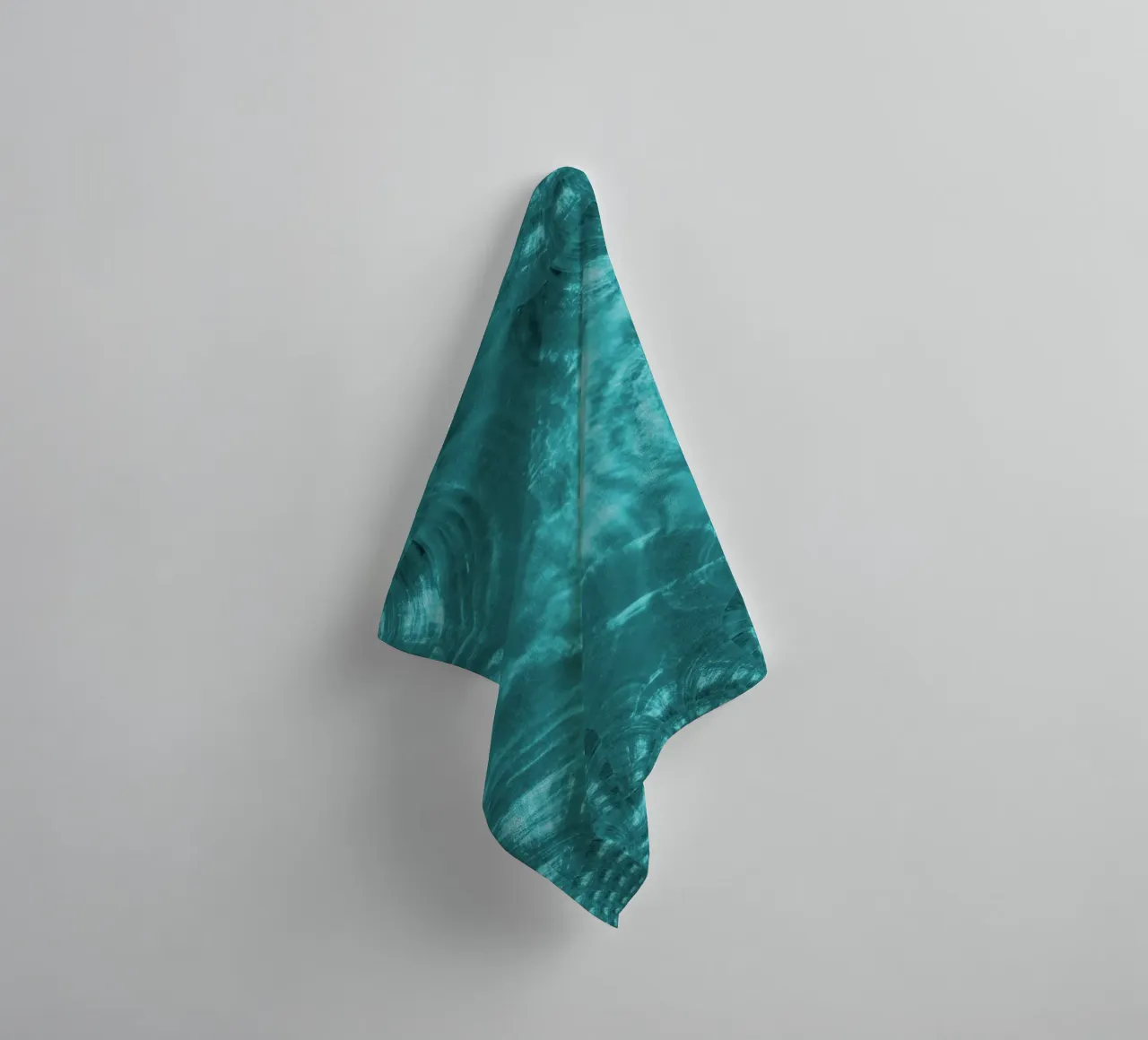 Abstract dynamic pattern in blue and white. towel by Something for you