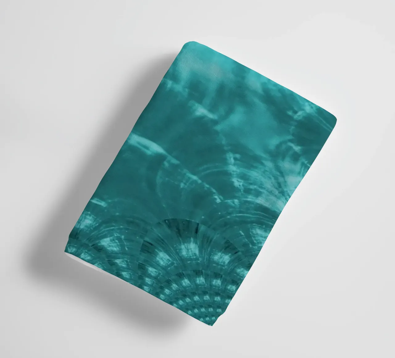 Abstract dynamic pattern in blue and white. towel by Something for you