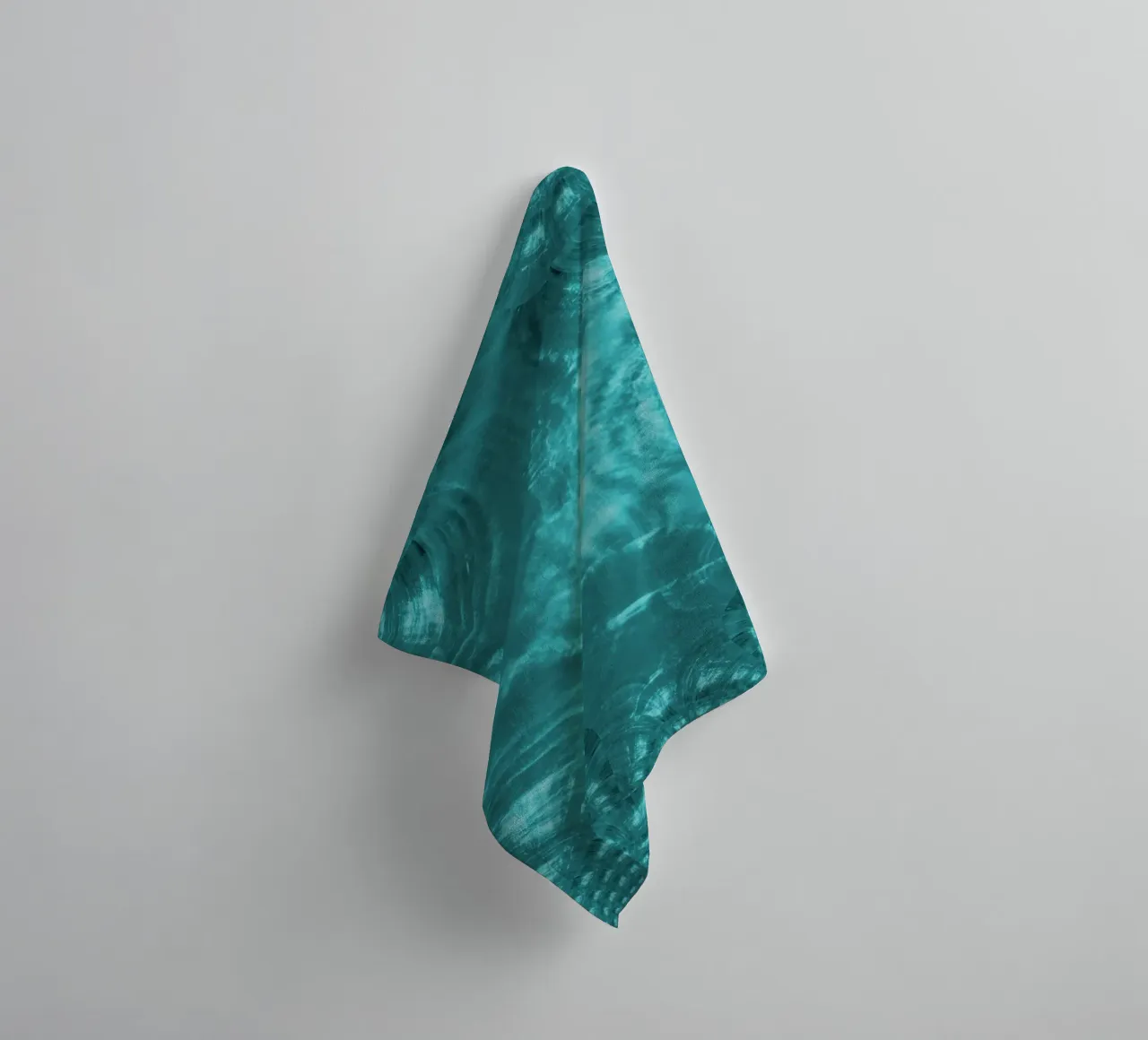 Abstract dynamic pattern in blue and white. towel by Something for you