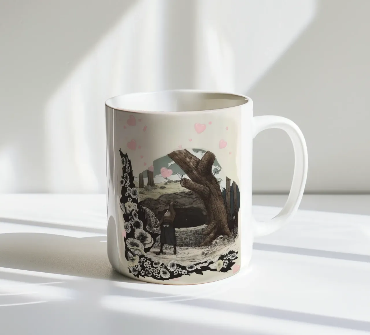 Vignetta (Pozzo dei desideri), 2010 tazza in ceramica da carol shop