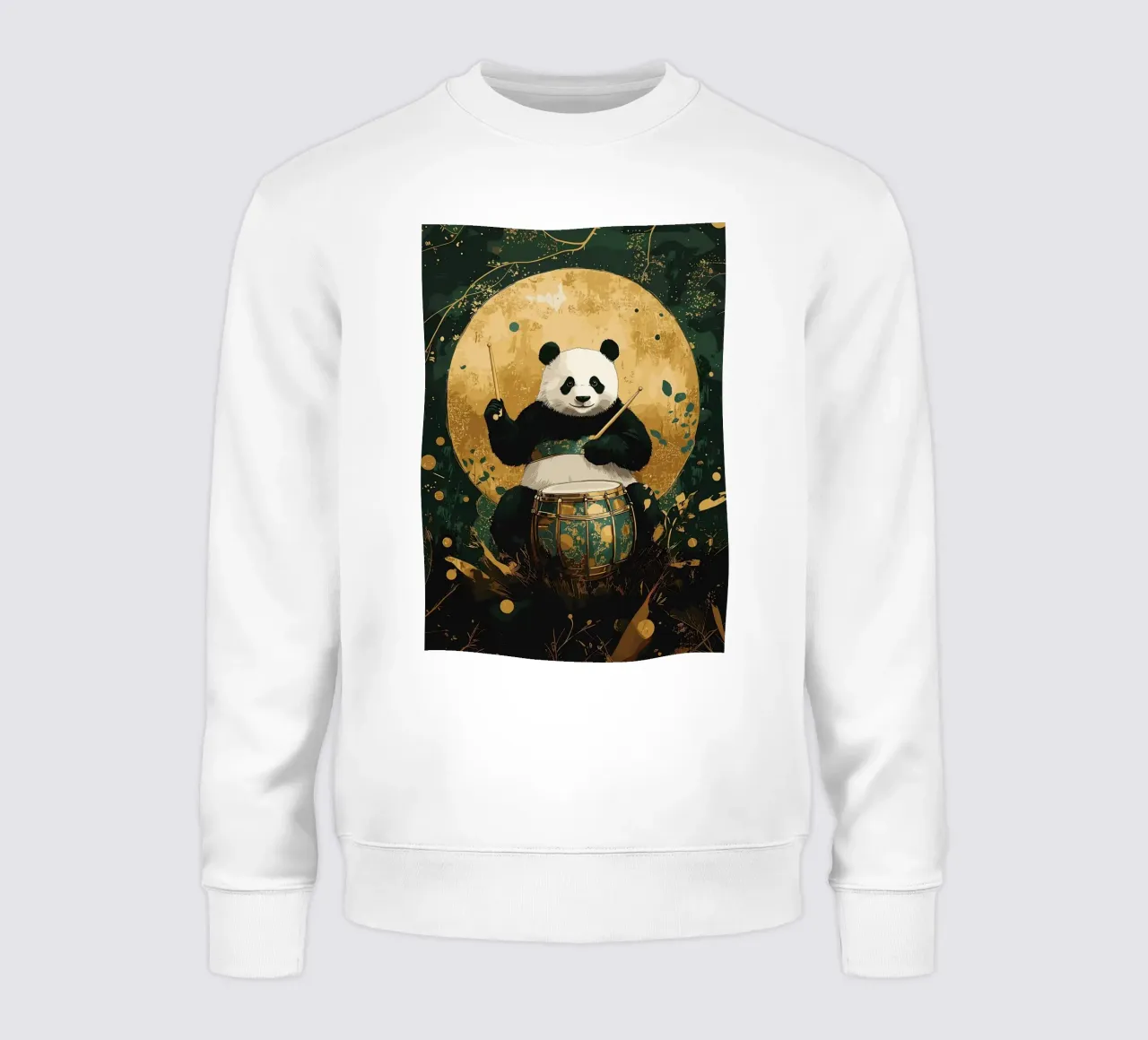 Panda Drummer felpa da apple crumble