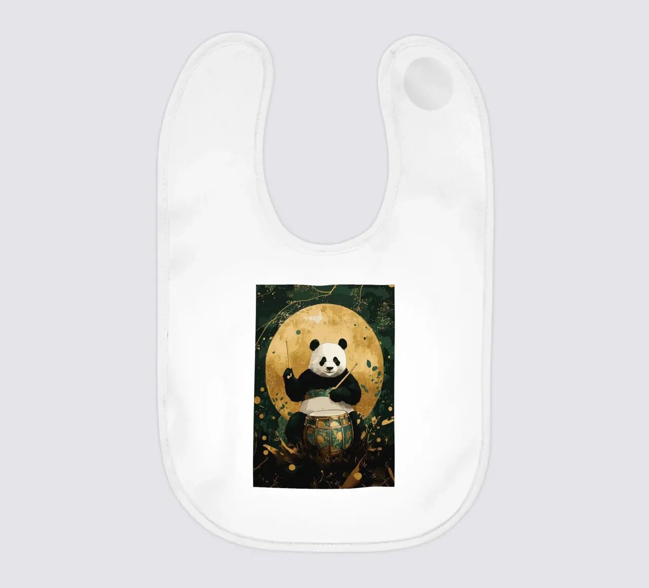 Panda Drummer bavaglino da apple crumble