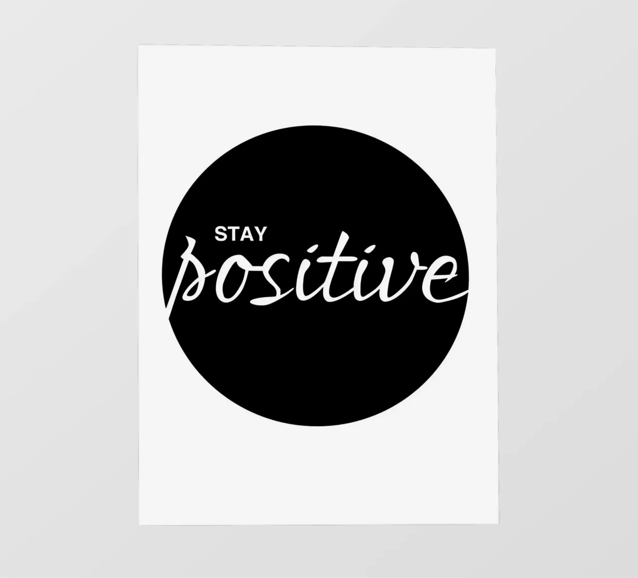 Rimanere positivi telo in pvc da Mia Moore