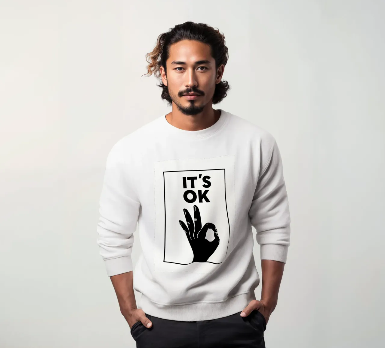 it's OK sweatshirt by Mia Moore