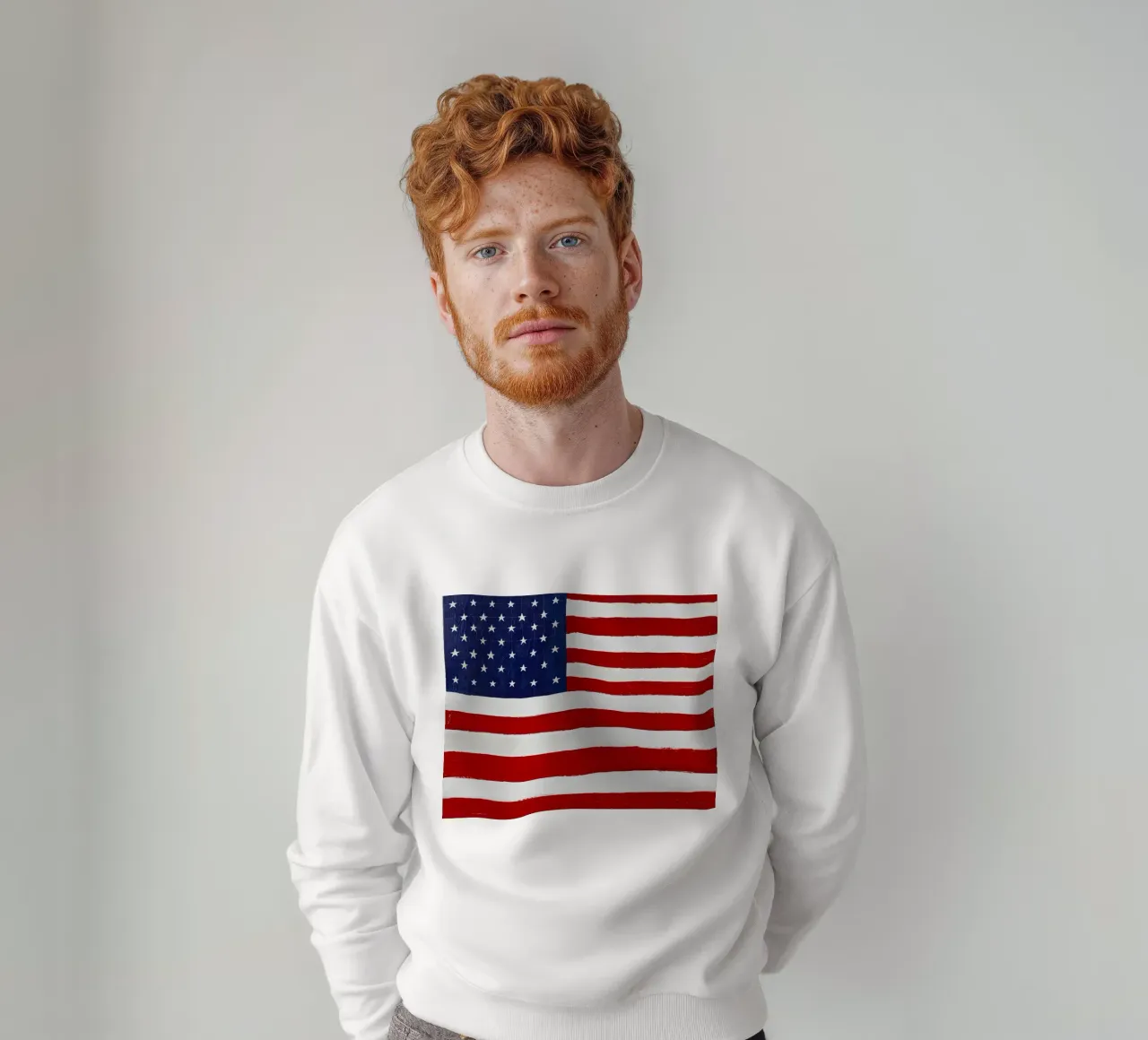 Vlag americano felpa da carol shop