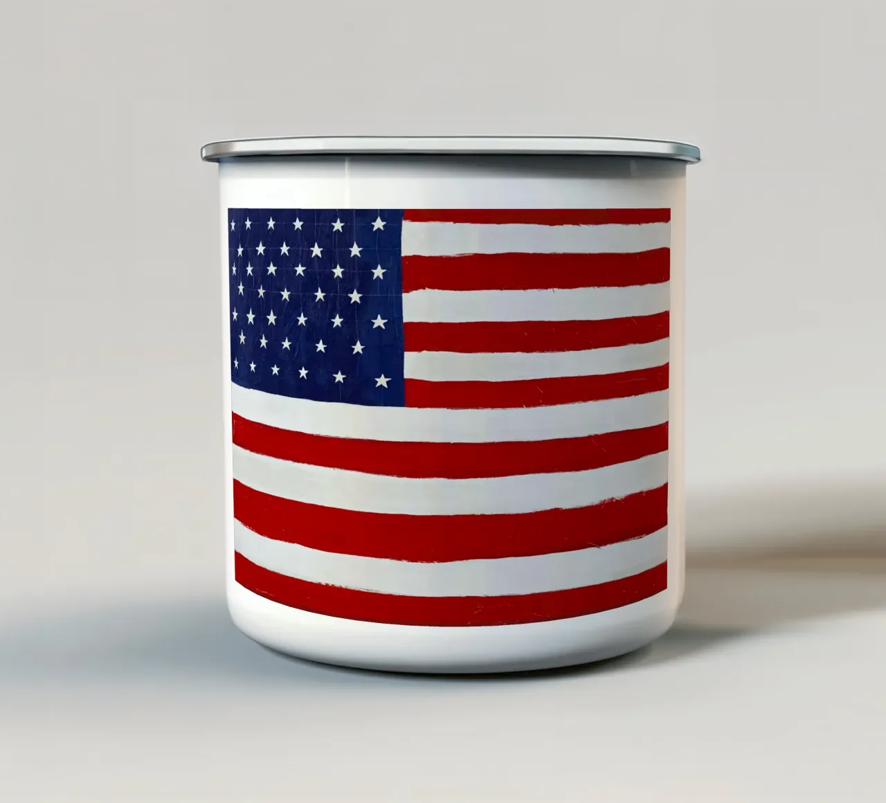 Vlag americano tazza in smalto da carol shop