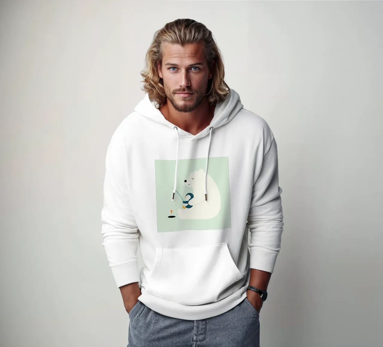 Amico felpa con cappuccio da Andy Westface
