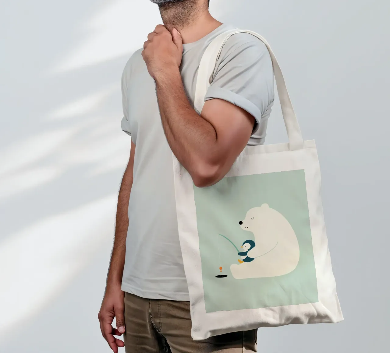 Amico borsa in juta da Andy Westface