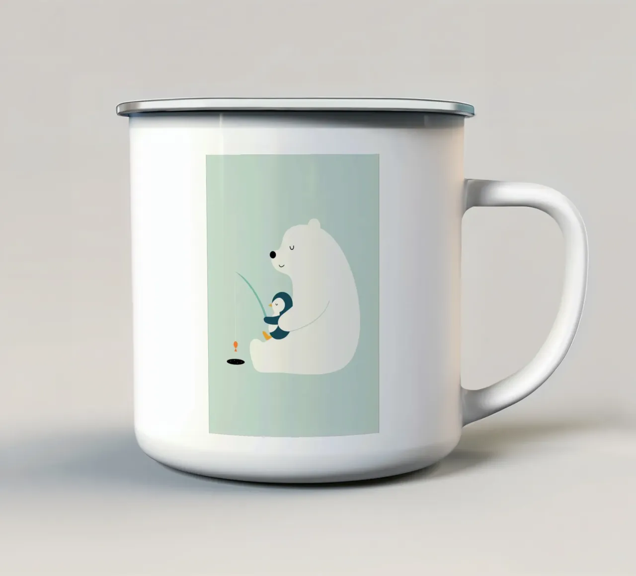 Amico tazza in smalto da Andy Westface