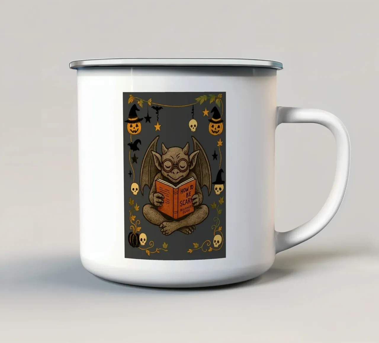 Come fare paura tazza in smalto da Taika Tori Art