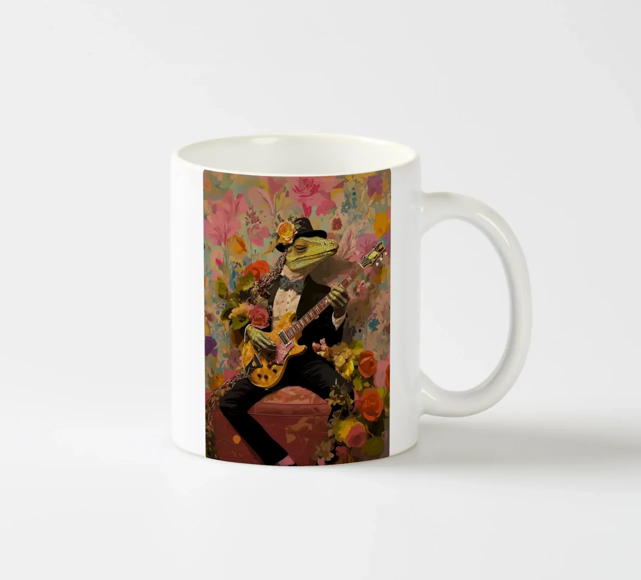 Chitarrista dei Tuxedo Lizard tazza in ceramica da apple crumble