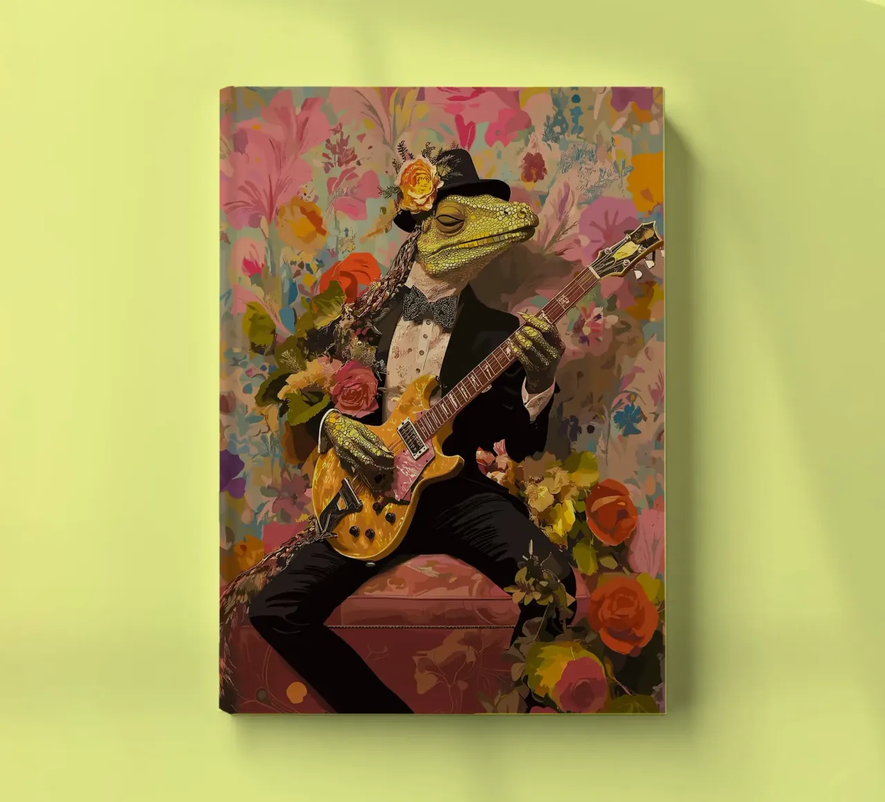 Chitarrista dei Tuxedo Lizard diario da apple crumble