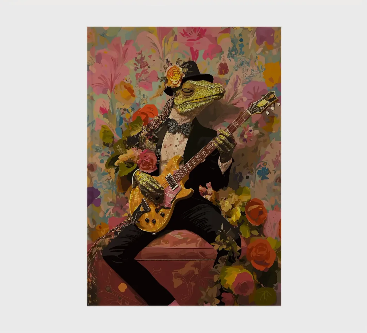 Chitarrista dei Tuxedo Lizard diario da apple crumble