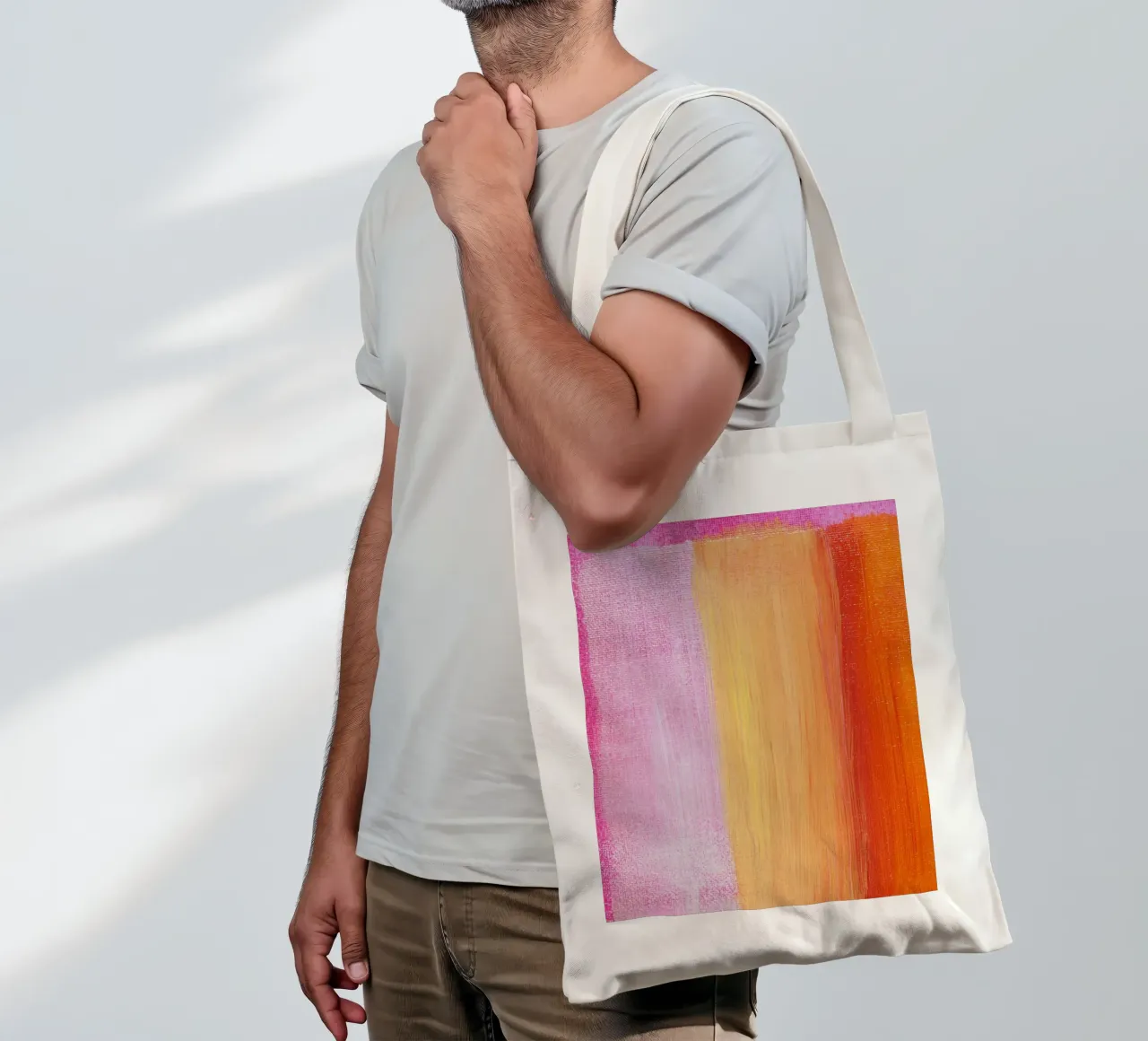 Warm Spectrum borsa in juta da LisaArtes