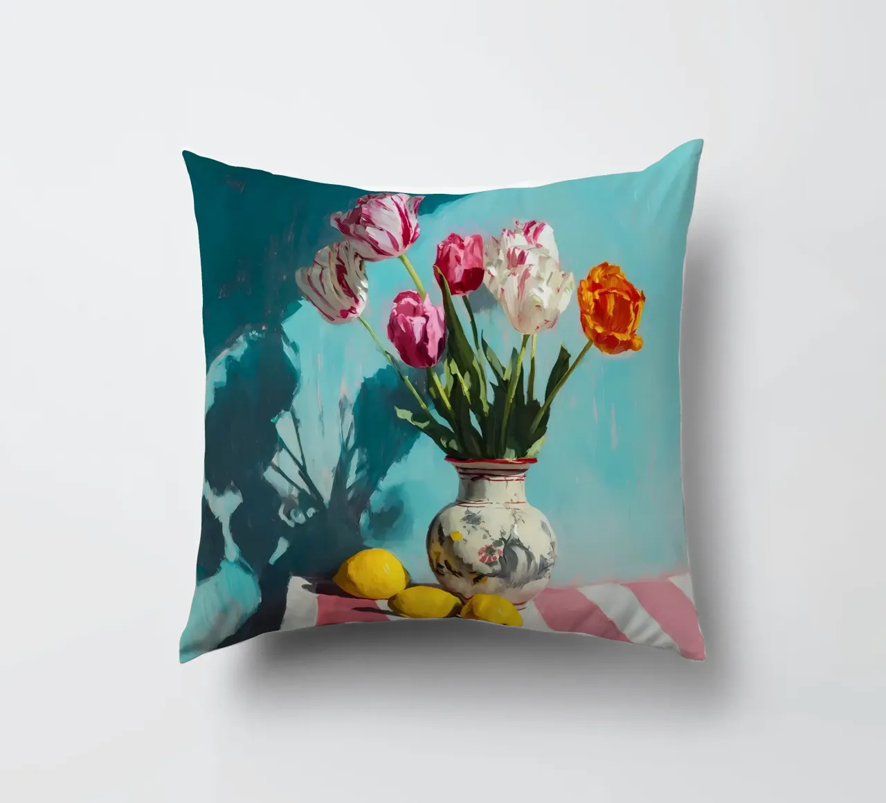 Tulipani in vaso cuscino da IamHomeStudio