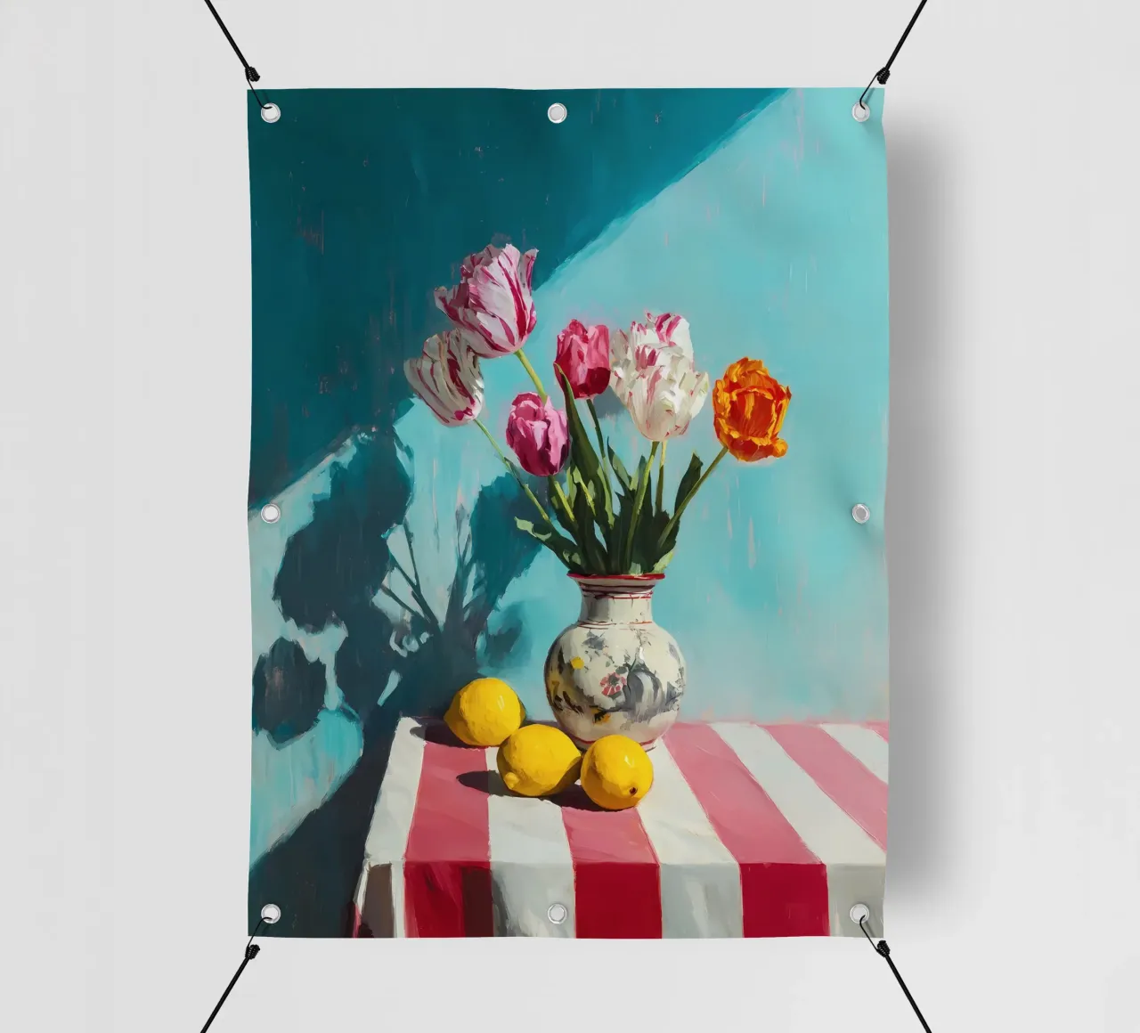 Tulipani in vaso telo in pvc da IamHomeStudio