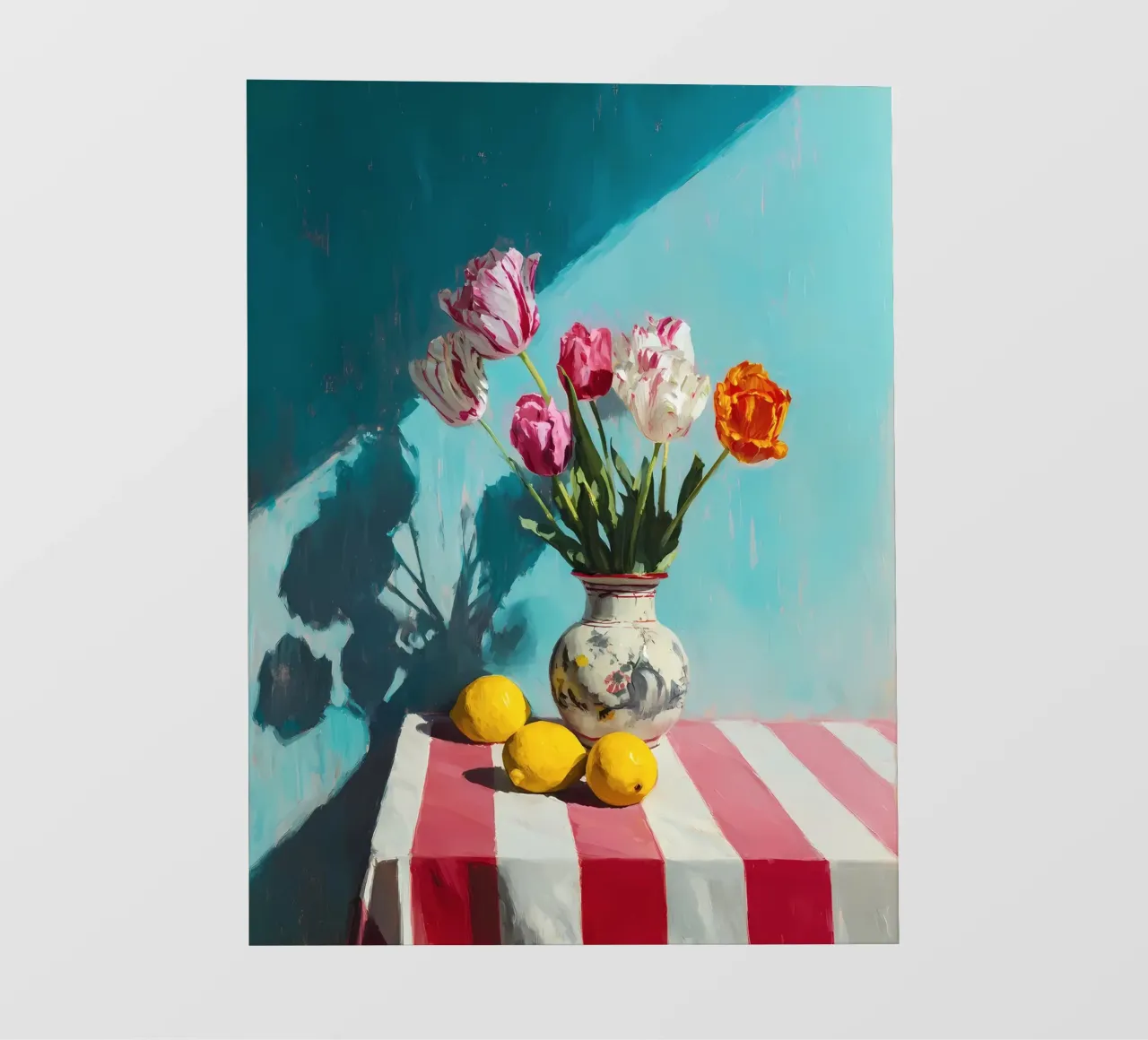Tulipani in vaso telo in pvc da IamHomeStudio