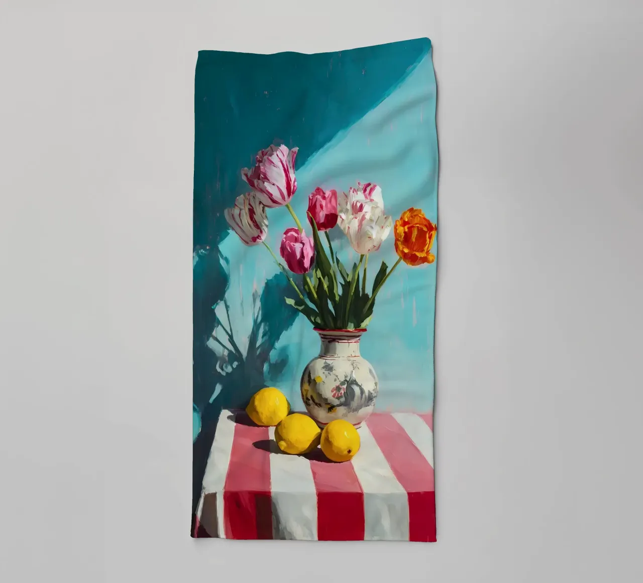 Tulipani in vaso asciugamano da bagno da IamHomeStudio