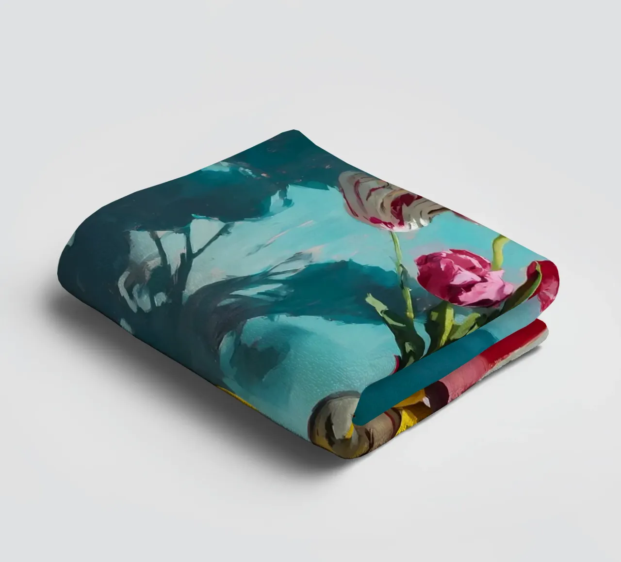 Tulipani in vaso asciugamano da bagno da IamHomeStudio