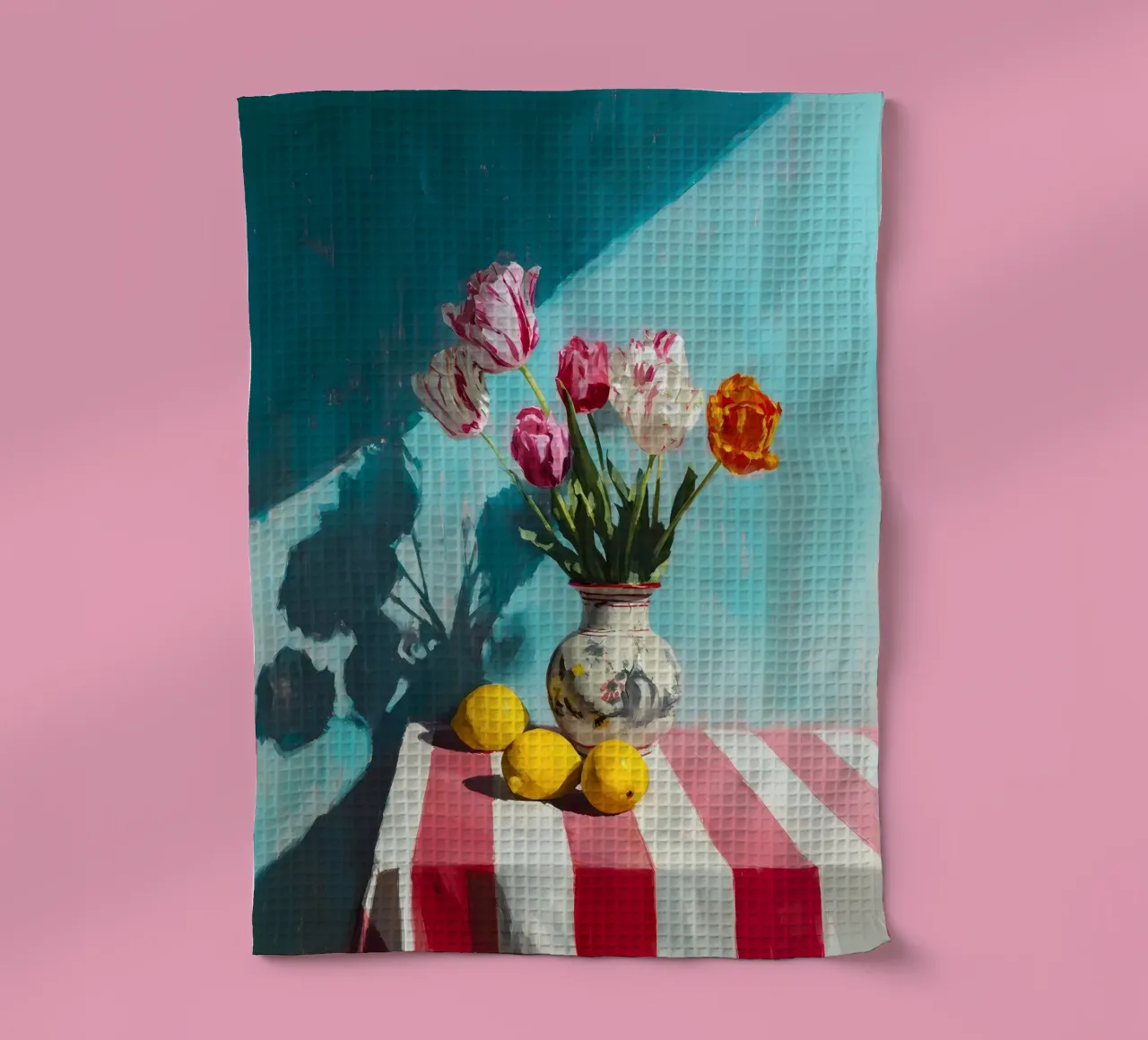 Tulipes dans un vase torchon de IamHomeStudio