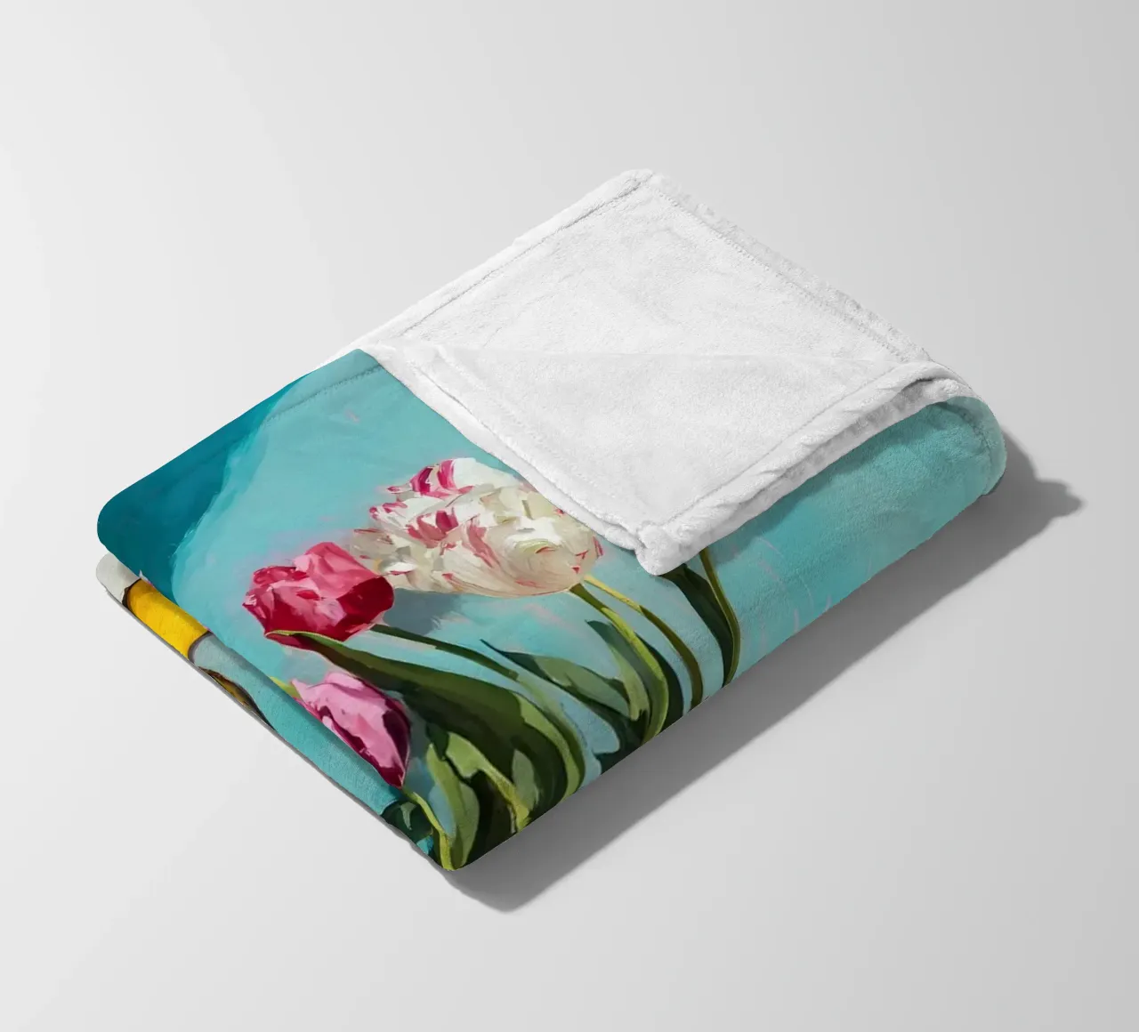 Tulipani in vaso coperta in pile da IamHomeStudio