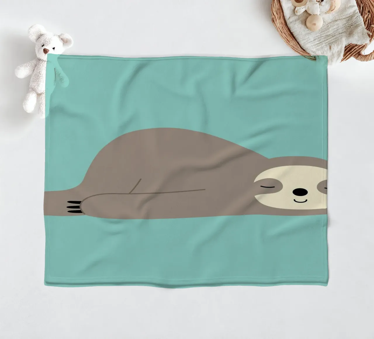 Do Nothing fleece blanket by Andy Westface