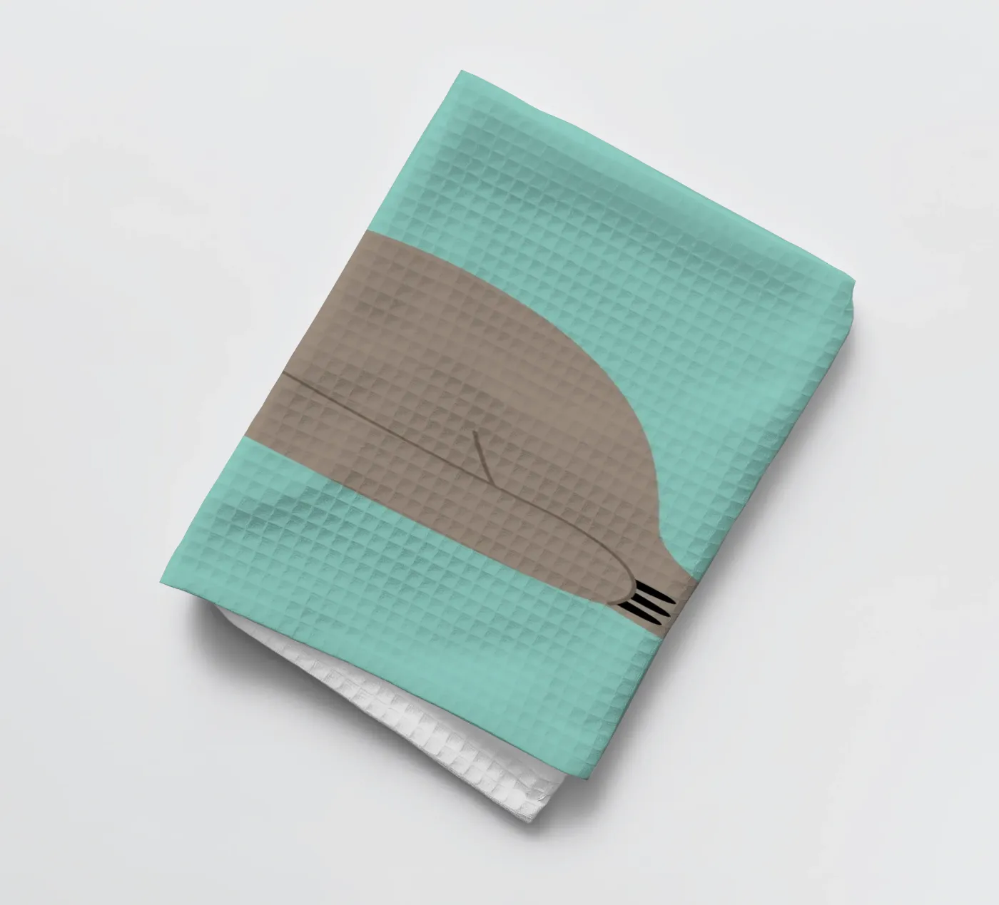 Do Nothing tea towel by Andy Westface